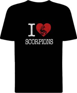 Футболка Scorpions I Love