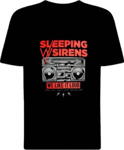 Футболка Sleeping With Sirens We Like it Hard