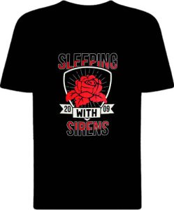 Футболка Sleeping With Sirens Flowers