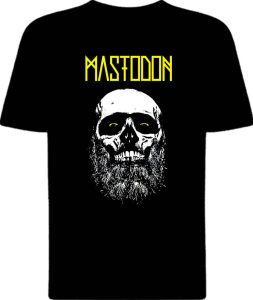 Футболка Mastodon Beard Skull