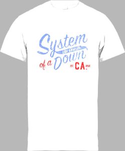 Футболка System of a Down Script CA