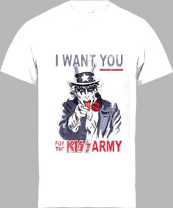 Футболка Kiss Army I Want You