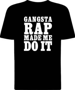 Футболка Ice Cube Gangsta Rap Made Me Do It