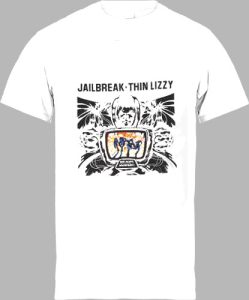 Футболка Thin Lizzy Jailbreak 1976 US Tour