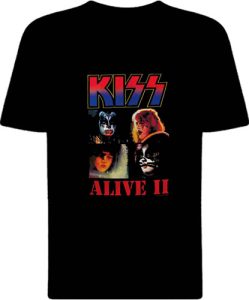 Футболка Kiss Alive 2