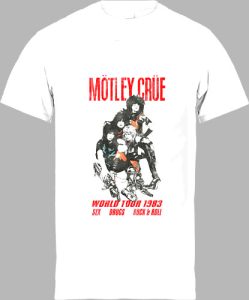 Футболка Motley Crue Vintage World Tour 1983