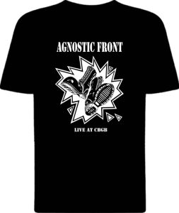 Футболка Agnostic Front Live at CBGB