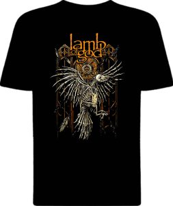 Футболка Lamb of God Crow Skeleton