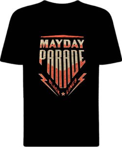 Футболка Mayday Parade Black Lines Bomber