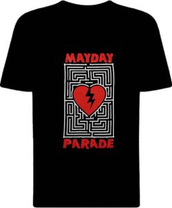 Футболка Mayday Parade Heart Maze