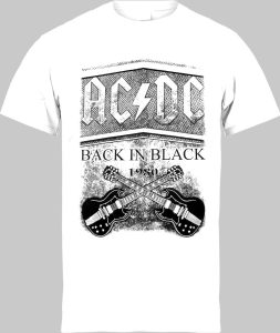 Футболка AC/DC Back in Black Guitars