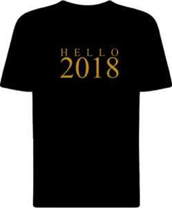 Футболка Hello 2018