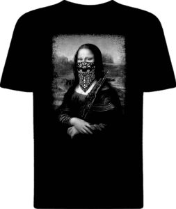 Футболка Mona Lisa Gangsta view 1