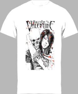 Футболка Bullet For My Valentine Skeleton with Gun