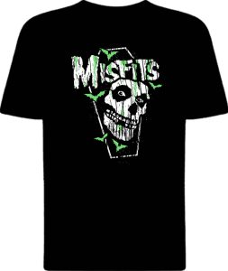 Футболка The Misfits Distressed Coffin Jarek Skull