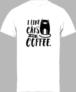 Футболка I like Cats and Coffee