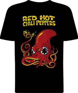 Футболка Red Hot Chili Peppers Fire Squid