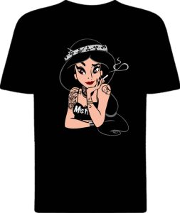 Футболка Jasmine Tattoo Aladdin Black