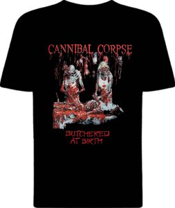 Футболка Cannibal Corpse Butchered at Birth Black