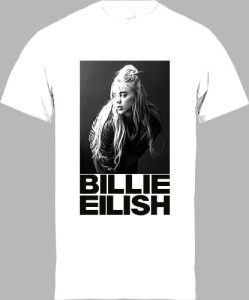 Футболка Billie Eilish Greyscale