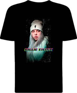 Футболка Billie Eilish Beanie Photo