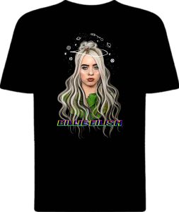 Футболка Billie Eilish Curls