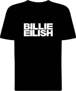 Футболка Billie Eilish Name