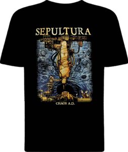 Футболка Sepultura Chaos AD Black