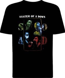 Футболка System Of A Down Color Band