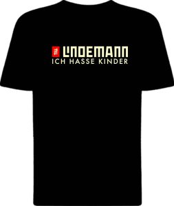 Футболка Till Lindemann Ich Hasse Kinder Logo