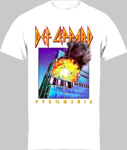 Футболка Def Leppard Pyromania White