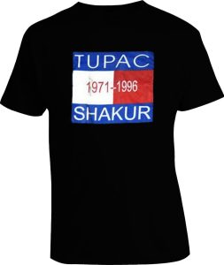 Футболка 2pac Tupac Shakur 1971-1996