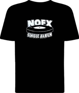 Футболка NOFX Single Album