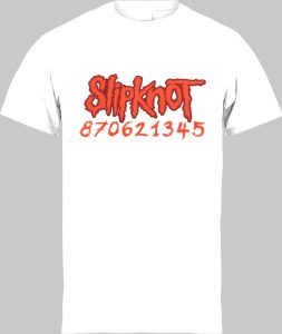 Футболка Slipknot Numbers