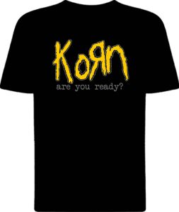 Футболка Korn Are You Ready