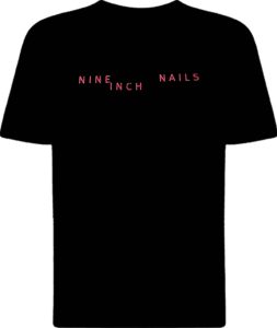 Футболка Nine Inch Nails Red Letters