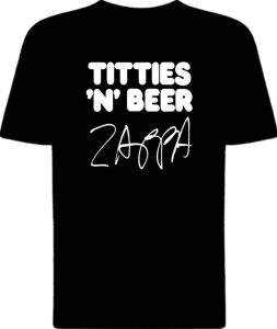 Футболка Frank Zappa Titties n Beer