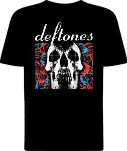 Футболка Deftones Floral Skull