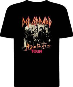 Футболка Def Leppard Hysteria Tour